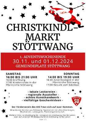 Christkindlmarkt in Stöttwang